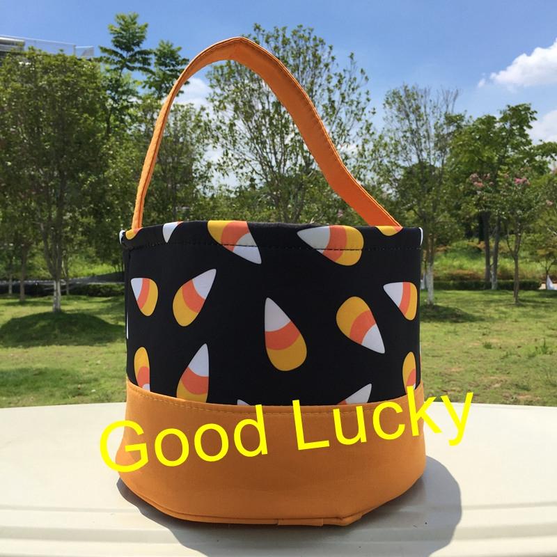 

100pcs/lot 12 Colors In Stock High Quality Personalized New Halloween Sack Trick or Treat Candy Bags Drawstring