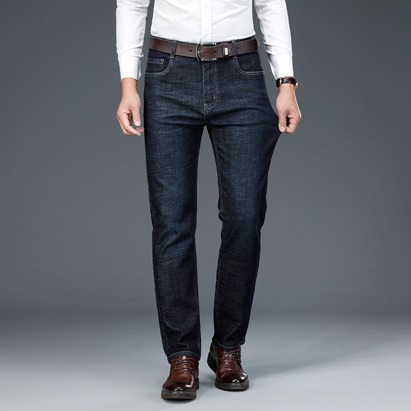

High quality jeans loose and thick new fashion men's jeans, Blue