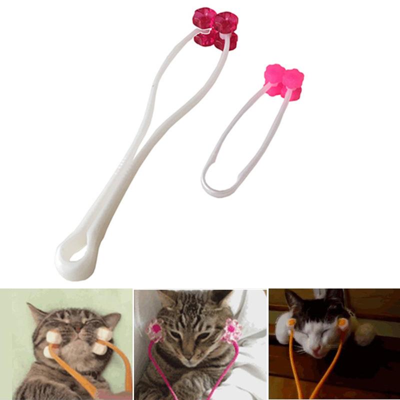 

Cat Pet Grooming Toys Kitten Cat Massager Stick V Face Roller Feet Legs Relax Petting Stick Comfort Tools Pet Supplies