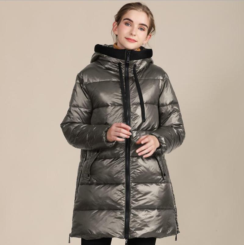 

2021 Winter Warm Parkas Coat Women Pluz Size Korean long Cotton Jacket Coat Female Fashion Thick Women Hooded Clothes p1720, Black