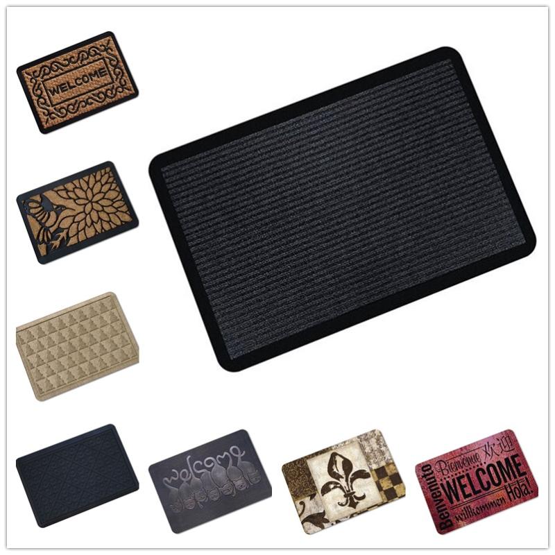 

Thick 5D simulation printing rubber door mat water absorption non-slip door kitchen floor mat