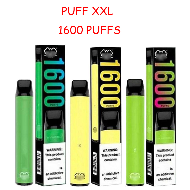 

Disposable XXL 1600puffs Vape With Device Code Kits Scratch Starter Pen Empty Puff Bar Plus Mfnke