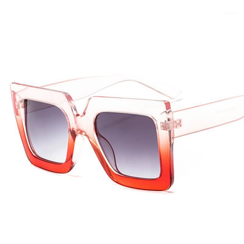 

Sunglasses 2021 Oversized Square Women Designer Vintage Sunglass Fashion Big Frame Sun Glasses UV400 High Quality1