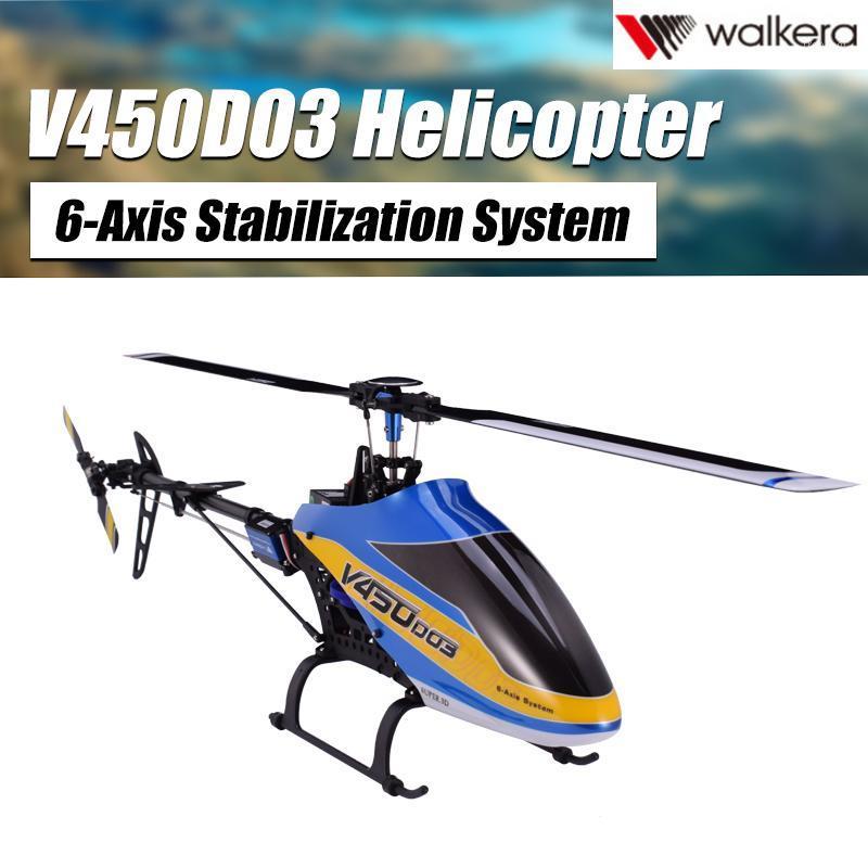 

Good Walkera 450 New V450D03 6CH 3D 6-Axis Stabilization System Single Blade Professional Remote Control Helicopter Aircraft1