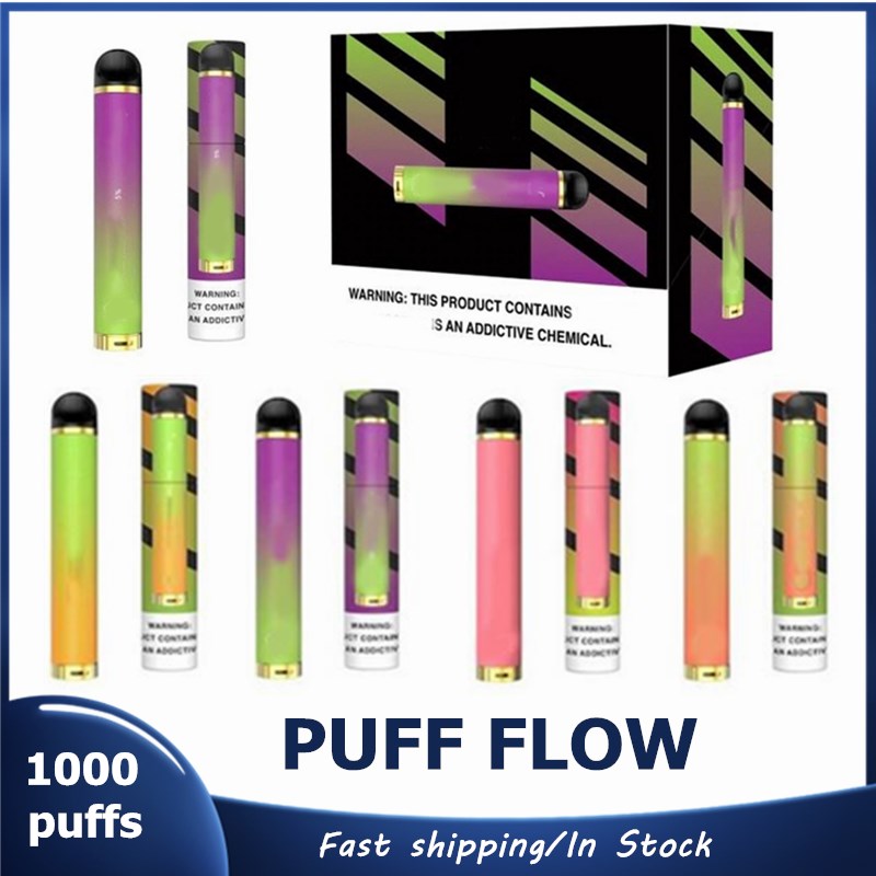 

PUFF FLOW cigarette Disposable Device Pod Kit 4ml 1000 puffs 600mAh Vape Pen