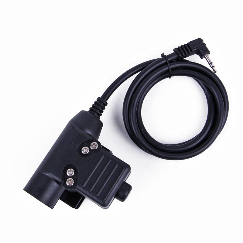 

U94 PCable for Z Tactical Bowman Elite II HD01 HD02 HD03 Headset For Motorola TLKR T3 T4 T5 T5428 FR50 T6200 SX500 T6210