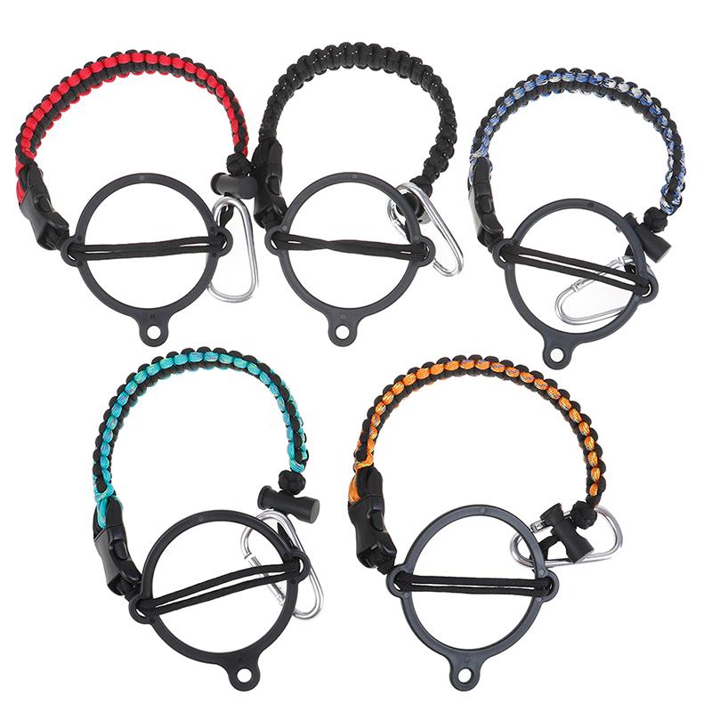 

Adjustable Paracord Water Bottle Handle Bottleneck Rope Carrier Survival Strap Safety Ring for Campers Backpackers Hiker