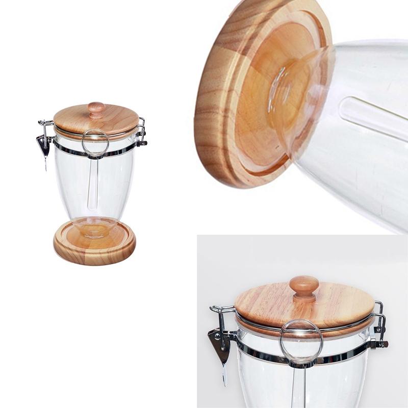 

Coffee Sealed Jar with Lid,Plastic Coffee ,Organizer for Home Storage Candy