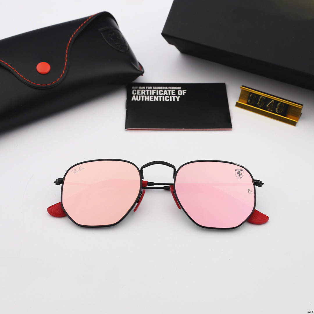 Lunettes de soleil hexagonales Mode Manomane Sunglass Ray Sunglasses Ben Sunglasses UV400 Protection Top Qualité 3548NM