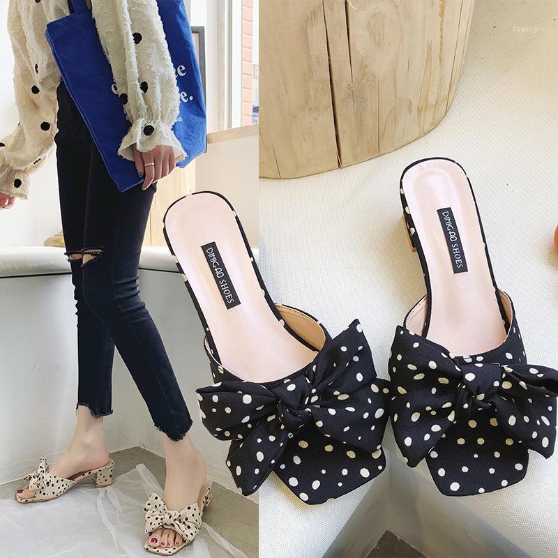 

2020 New Summer Shales For Women Handmade Big Bow Flower Beach Slippers Ladies Heel Wedges Slides Flip Flops Sandals1, Black