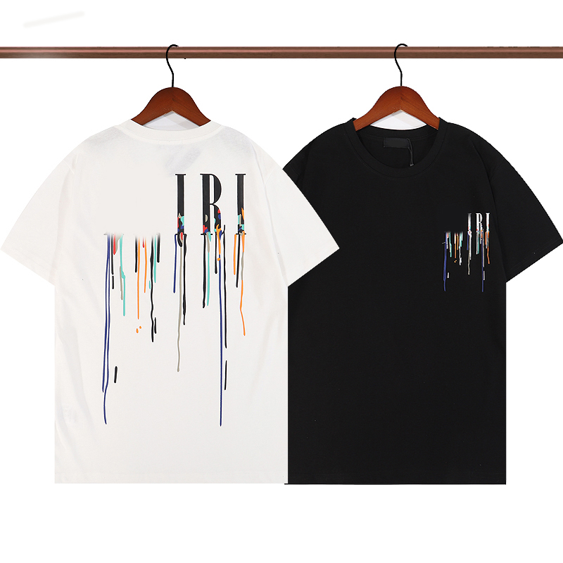 

Luxurys Designers Men Dress fashions 100% cotton short-sleevedH T shirt loose trend boys half-sleeved simple letters mens womens shirts S-2XL#18, White;black
