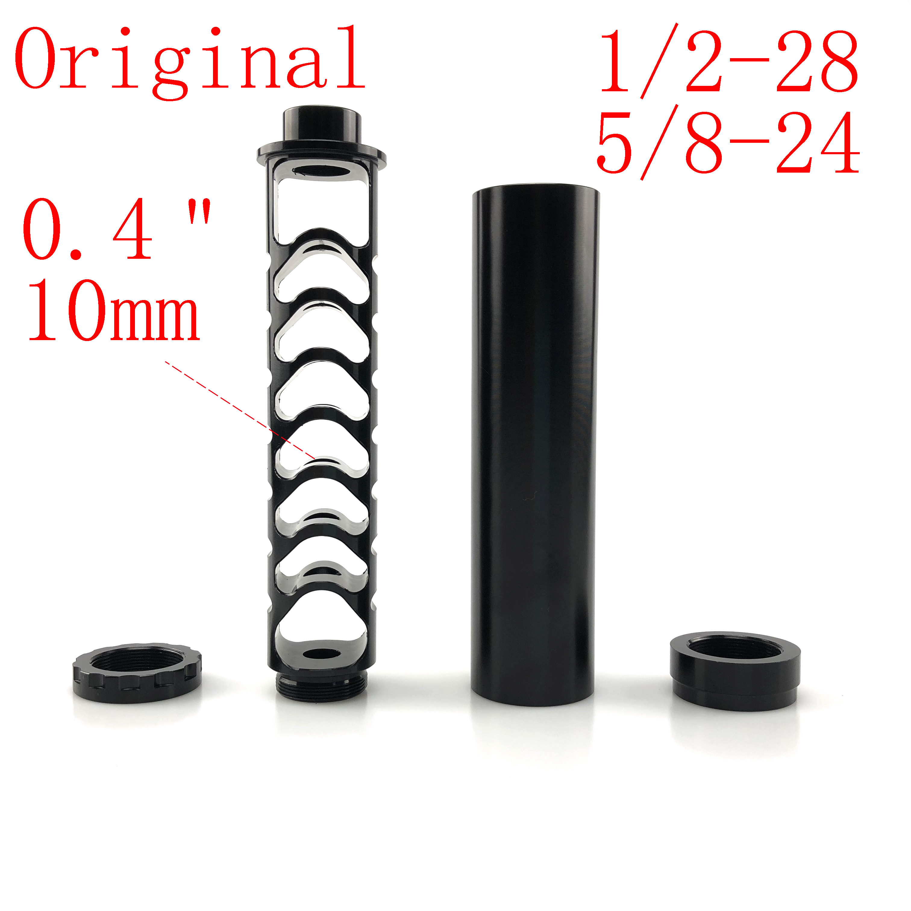 

0.4 inch 10mm Original 6" Spiral Car Fuel Filter 1/2-28 5/8-24 7075 Aluminum For NAPA 4003 WIX 24003 Solvent Trap