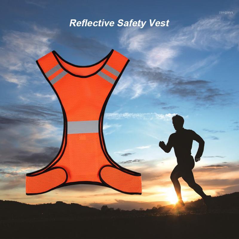 

Breathable Mesh Reflective Vest High Visibility Safety Cycling Safety Vest Man Lightweight Bike1, Orange