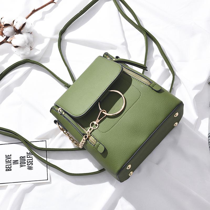 

2020 New Fashion PU Leather Women Backpack Mini Women Shoulder Bags Teenager School Backpack Bag Lady Backpacks B-012, Green