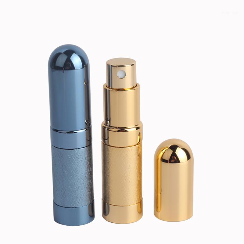 

1pcs 5ml Mini Perfume Bottle Travel Portable Spray Bottle Shell Aluminum Glass Interior Cosmetic Refillable Perfume1