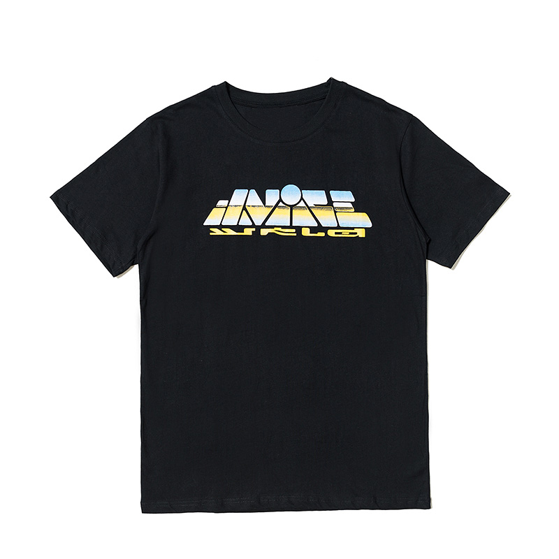 

Fashion men t shirt streetwear women hip hop Short Sleeve earth printed Couples designer tees size s-xl, Black