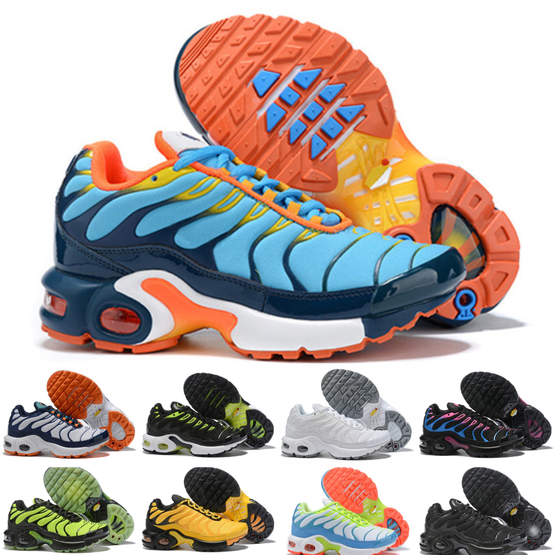 

Hot sell New Arrival 2020 Kids tn Sneakers Breathable Fashion Sport Runing high quality comfortable Shoes, Black