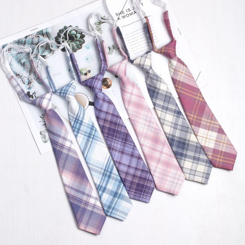 

Neck Ties JK Uniform Tie Japanese School Striped Bow Girls Preppy Style Necktie Female Bow-knot Women Apparel Accessories