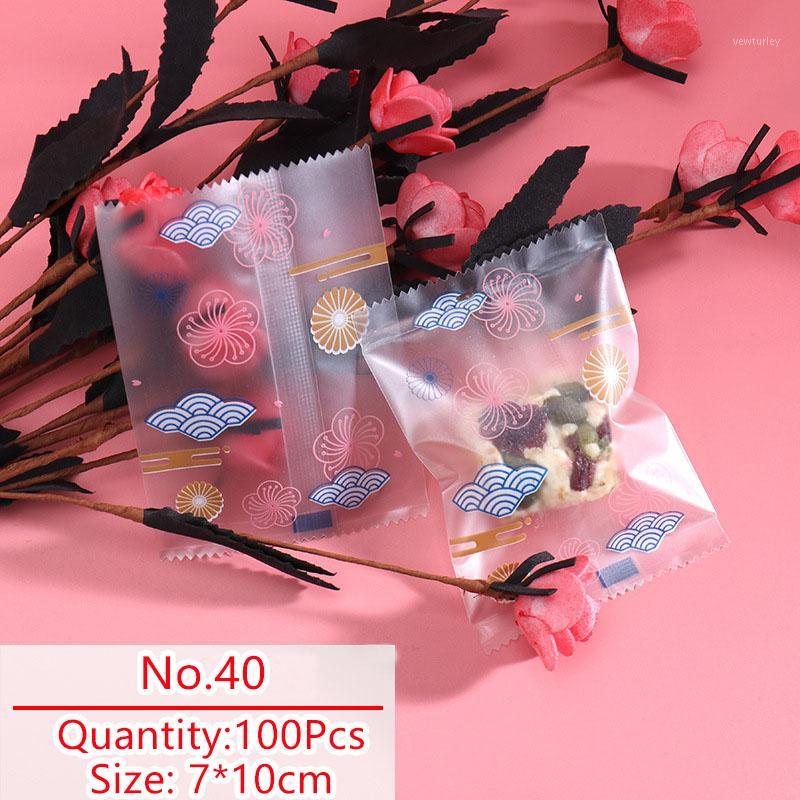 

100pcs/lot Candy Bag Homemade Cookies Pack Multicolor Clouds Flowers Fireworks Nougat Party Wedding DIY Snack Packing Bags1