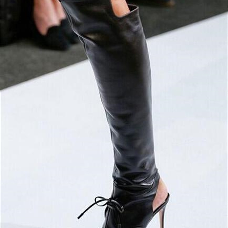 

Sandals Fashion Ladies'bounce Gentleman Gladiator Style Courage Women's Leather Boots From Foot 5eqj, The picture