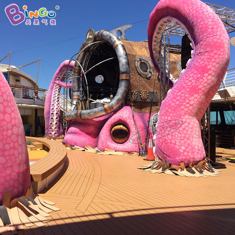 

Customized inflatable tentacles / inflatable reversible octopus / airblown octopus feet for decoration toys sports