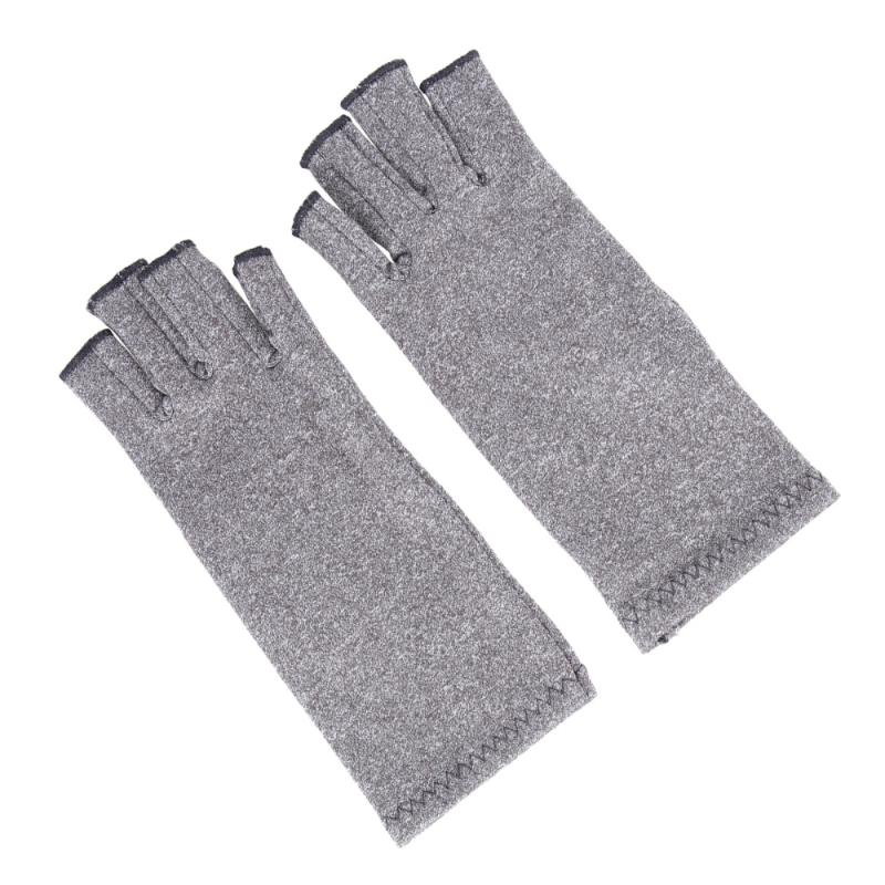

Unisex Arthritis Soft Non-slip Open Finger for Tendonitis Carpal Tunnel Size, Grey