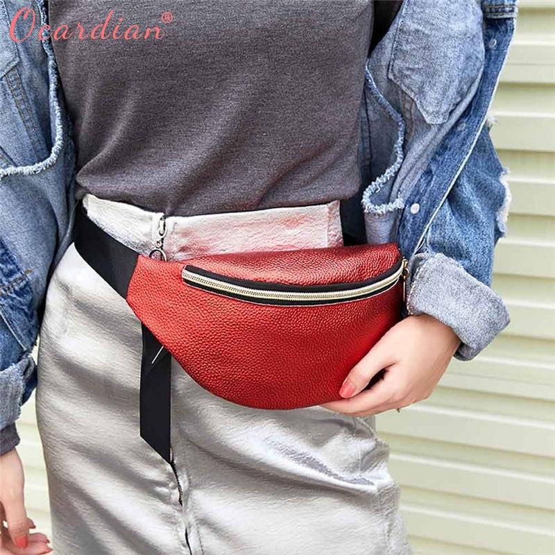 

Women Chest bag banquet Shoulder waist pack Casual Sports Purse Canvas Breast Package Messenger Bag for girls bolsa cintura, Sky blue