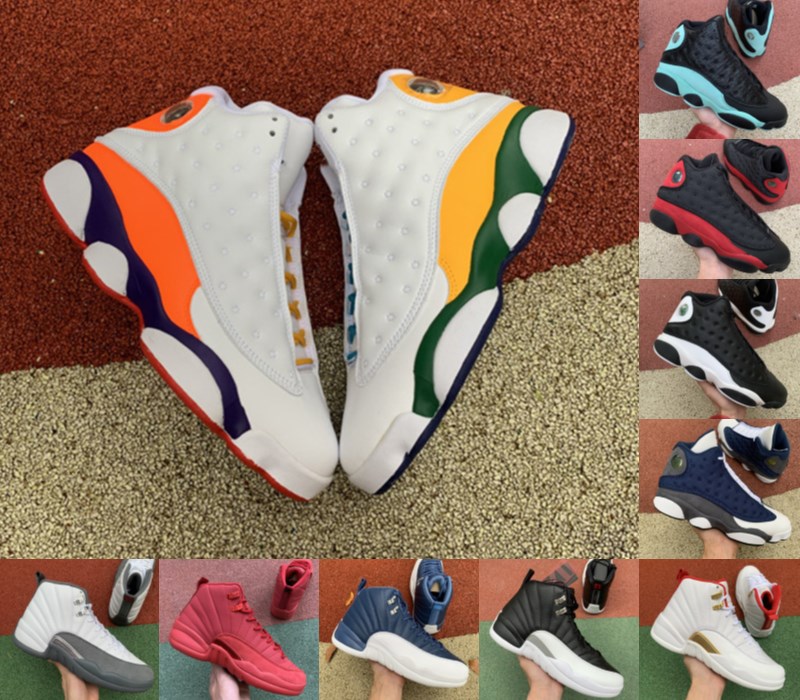 

2020 high quality Jumpman FIBA OVO Hot Punch Game Royal 12 12s Mens Basketball shoes Black Cat 13s Chicago Taxi DMP Women Sports Sneakers