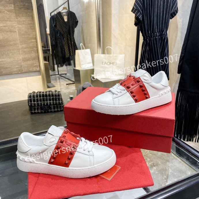 

2021top Mans Casual Shoes Fashion Mens Women Leather Breathable Shoes Open Low sports Sneakers yh200906, 25