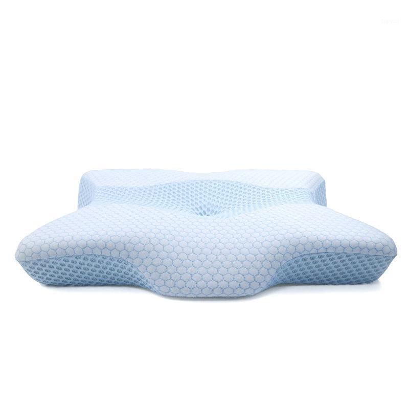 

Side Sleeper Contour Memory Foam Pillow, Orthopedic Sleeping Pillow, Ergonomic Cervical Pillow for Neck Pain with Washable Hypoa1