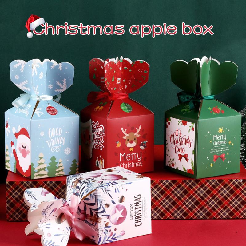 

Merry Christmas Gift Bags Xmas Tree Packing Bag Santa Claus Christmas Candy Box New Year 2021 Kids Favors Bag Navidad Decor