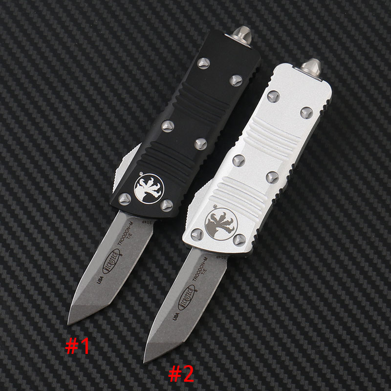 

NEW UT-121 Mini Microtech Combat Dragon Automatic knife D2 T6061 outdoor Camping EDC Tool Pocket knives MT knife