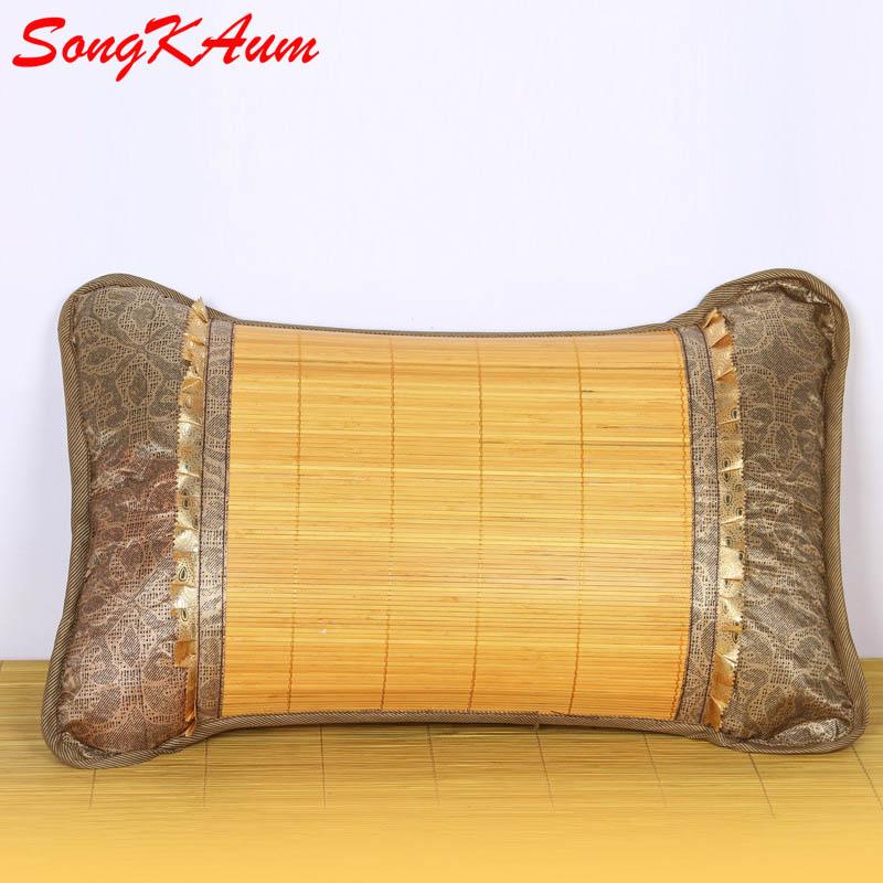 

2020 NEW Summer Bamboo pillow Flowers Healthcare Chinese Pillow