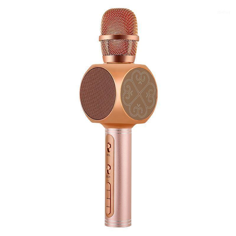 

YS-63 Wireless Bluetooth Portable Handheld Karaoke Microphone Speaker For Home Party Children's Speech Meeting Mic Microphone1