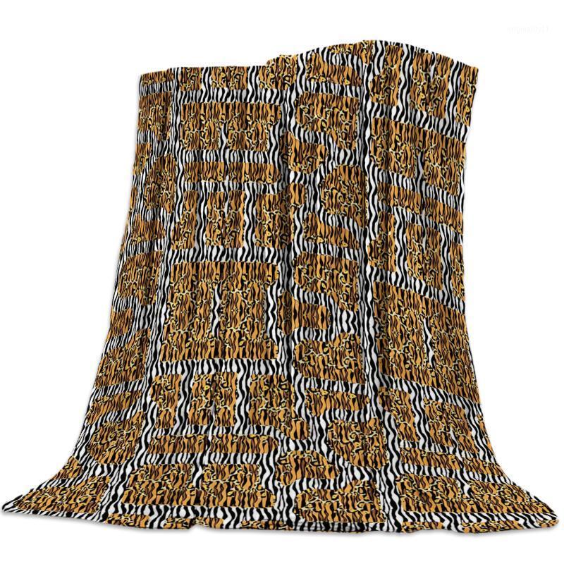 

Abstract Animals Art Design Zebra Leopard Flannel Fleece Bed Blanket Bedspread Coverlet Bed Cover Soft Lightweight Warm Blankets1