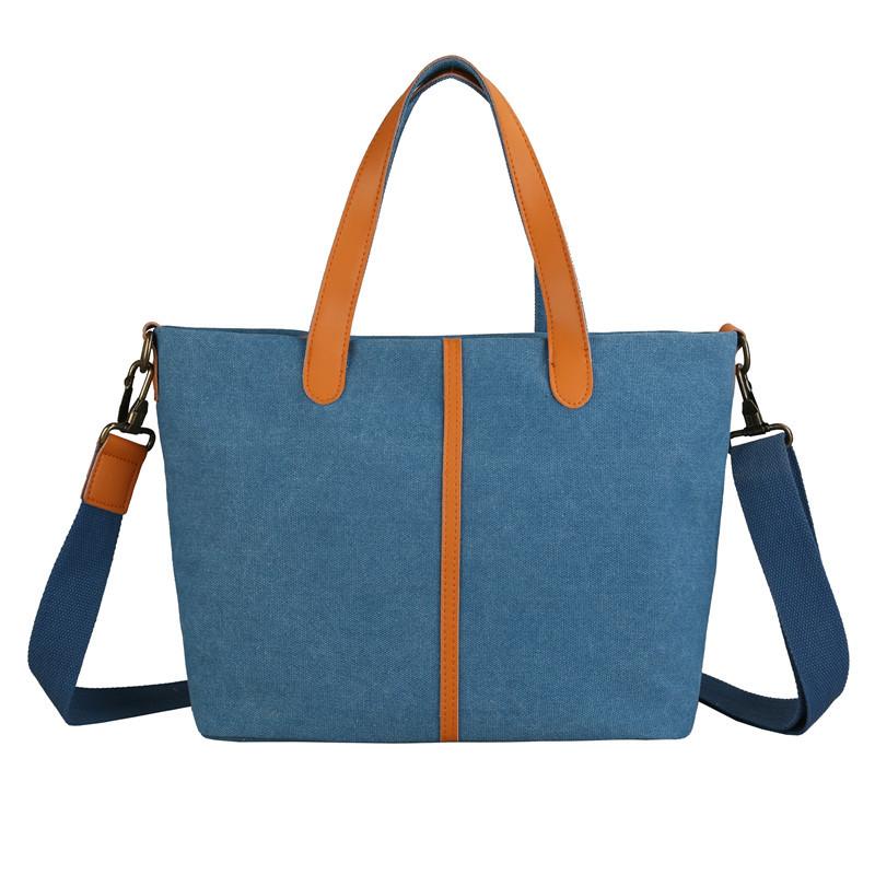 

Multi-layer canvas bag, Black