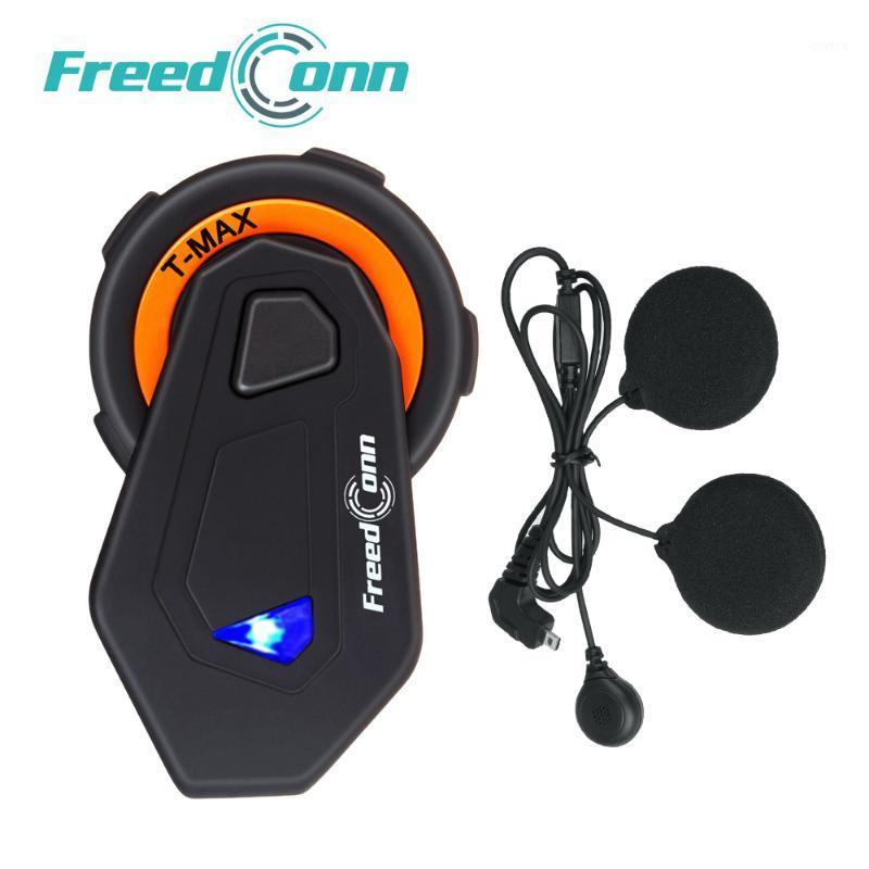

Freedconn T-max Motorcycle Intercom Helmet Bluetooth Headset 6 Riders Pairing Talking FM Radio Bluetooth 4.1 Waterproof 1000M1