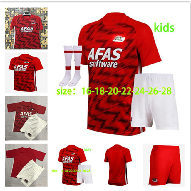 

2020 2021 alkmar home az stichting football match zaanstreek 20 21 steps koopmeiners boadu set with socks, Black;yellow