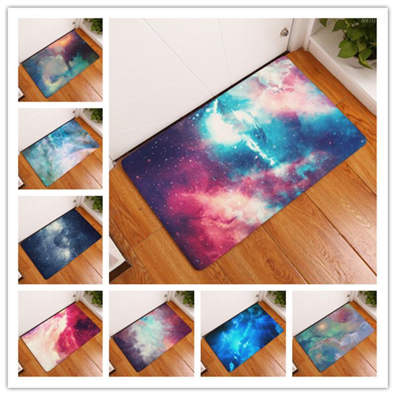 

New Footmat Fantasy Carpets Galaxy Modern Print Mats Floor Kitchen Bath Carpets  or 50x80cm tapete doormat tatame carpet1