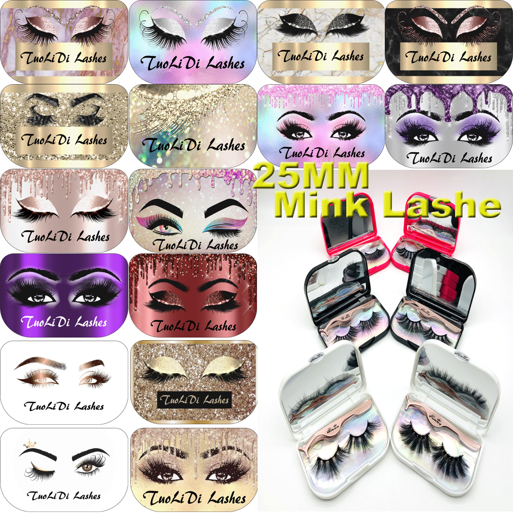 

2020 NEW False Eyelashes 3D Mink Eyelashes 25mm Natural Long Mink Lashes High Volume Fluffy Eyelash Makeup Tool