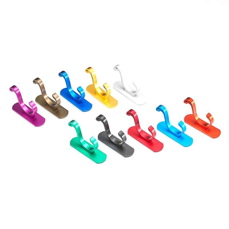 

Punch-Free Coat Towel Wall Clasp Space Aluminum Color Single For Bathroom Kitchen