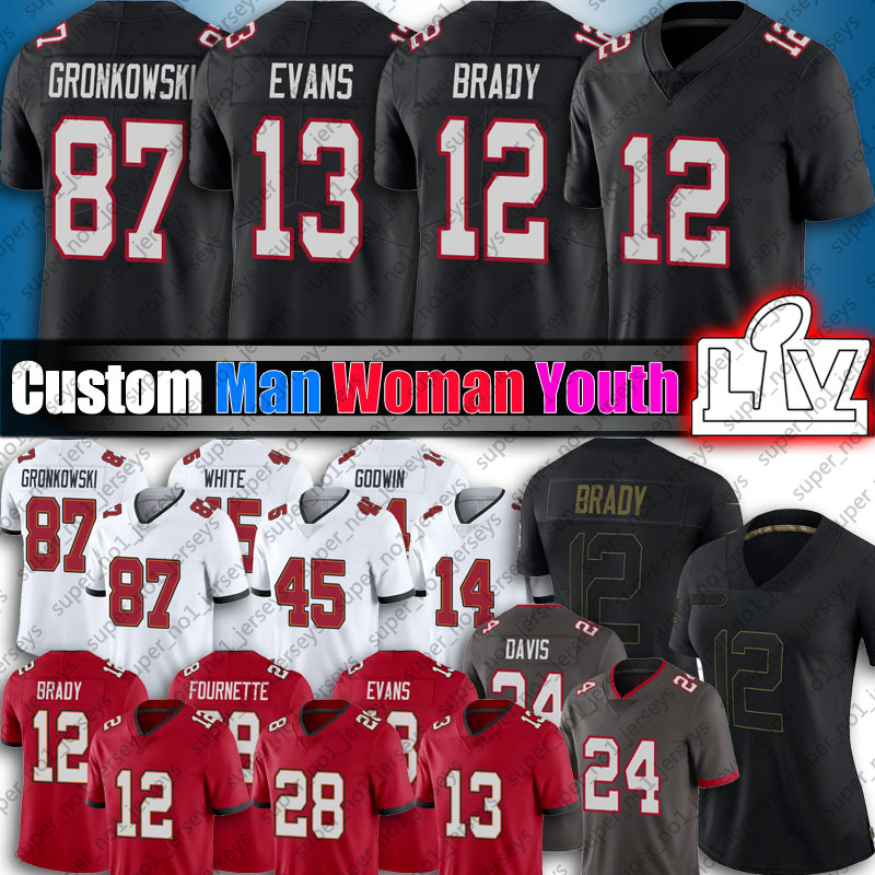 

Fashion 12 Tom Brady Jersey Patch Mike Evans Leonard Fournette Jerseys Rob Gronkowski Chris Godwin Jersey Devin White Carlton Davis Jerseys, +patch limited man (haid) s-xxxl