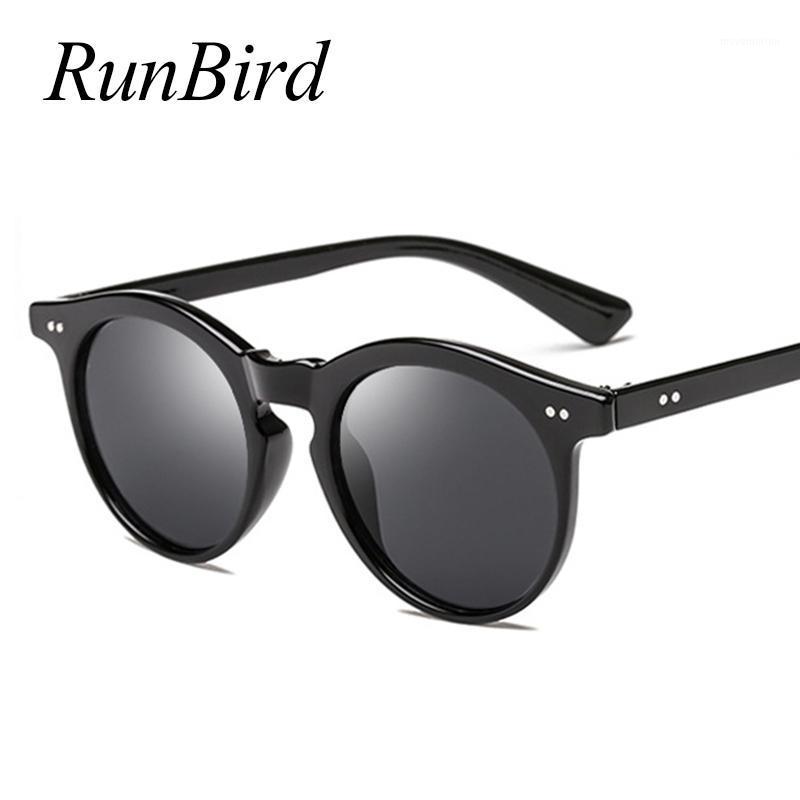 

Luxury Women Sunglasses Fashion Round Ladies Vintage Retro Brand Designer Female Coating Yellow Red Blue Sun Glasses Tide 1295R1