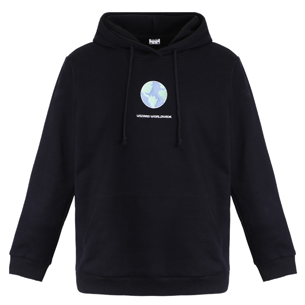 

custom black cotton men's pullover oversized hoodie