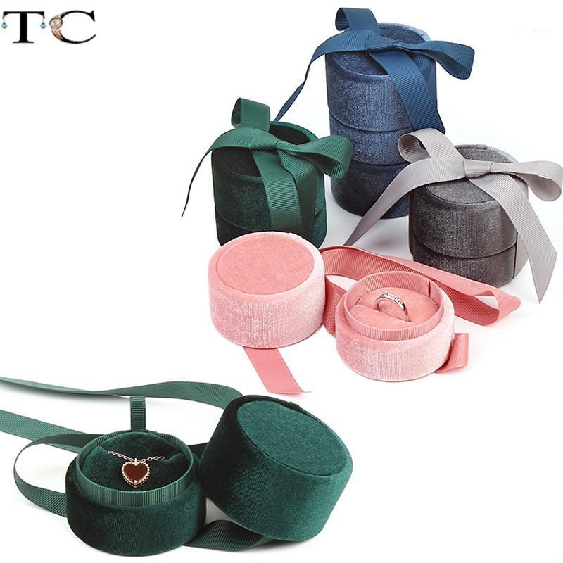

Jewelry Pouches, Bags Trinket Box Velvet Ring Necklace Holder Pendant Organizer Jewellry Store Gift Packaging Earring Container1