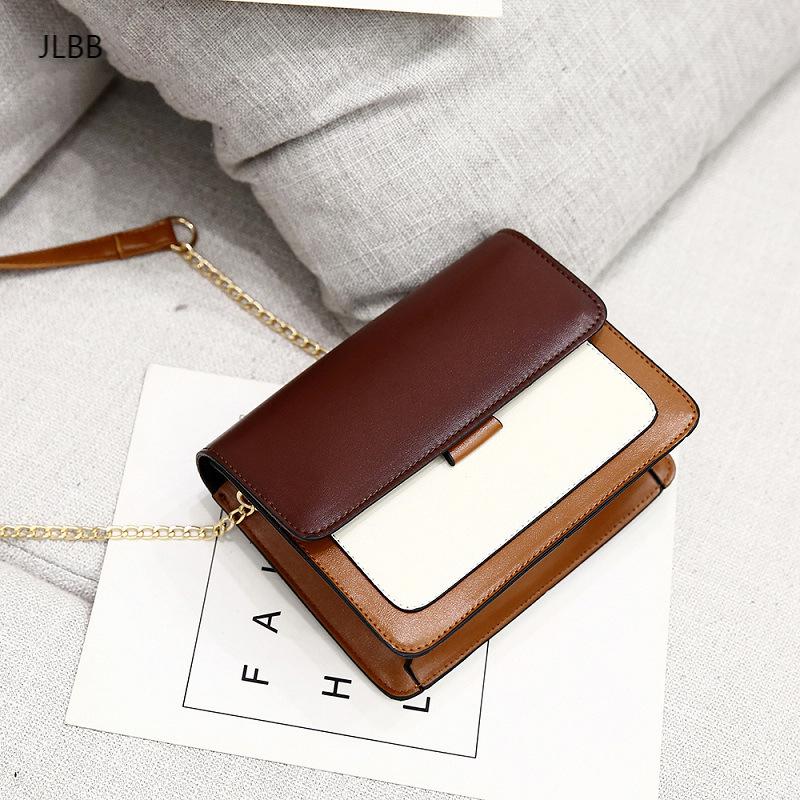 

Vintage PU Leather Crossbody Bags For Women 2020 Solid Color Shoulder Messenger Bag Luxury Handbags Designer Crossbody Bag, Black