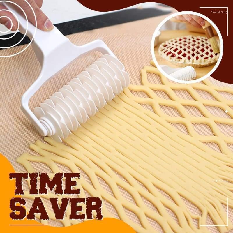 

Baking & Pastry Tools Plastic Dough Lattice Roller Cutter Pull Net Wheel Knife Pizza Pie Craft Making Tool Accessories DropShip