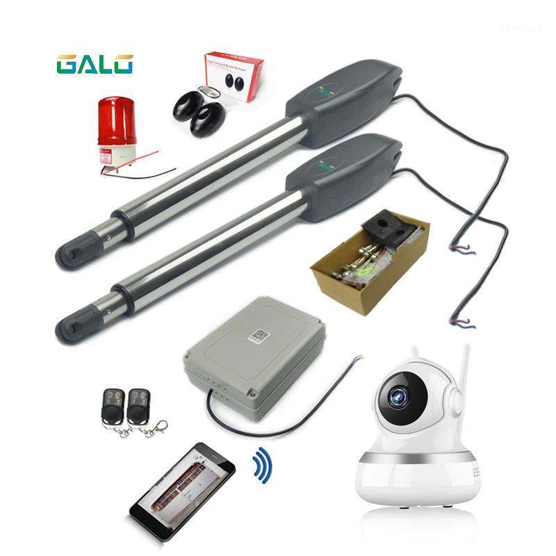 

With wifi camera kit Optional Doulbe Arm Heavy Duty Worm Gear Automatic Swing gate motor / Swing Gate Opener1