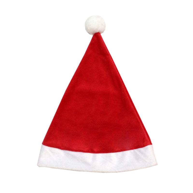 

1pc Red Santa Claus Hat Christmas Hat Singing Decoration for Kid Adult Xmas Cap Festival Decor Gift Bag
