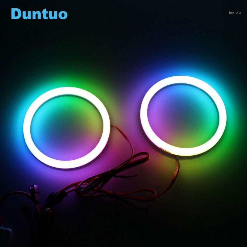

RGBW Angel Eyes Revolving Dynamic Cotton LED Sequential Flowing Bluetooth Wireless Control 60mm 70mm 80mm1
